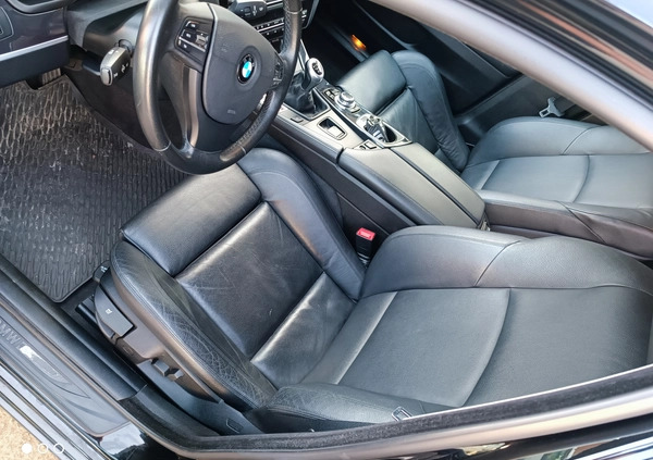 BMW Seria 5 cena 42500 przebieg: 198000, rok produkcji 2013 z Środa Wielkopolska małe 56